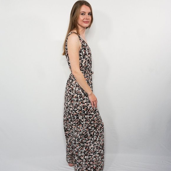 WHITE HOUSE BLACK MARKET Floral V-neck Maxi Dress - Picture 3 of 6